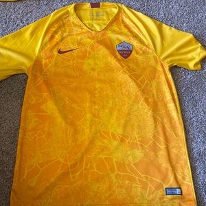 Dri Fit Yellow Nike AS Roma Jersey